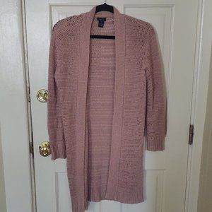 🆓 BOGO! 🆓 Dusty Pink Open-front Knit Cardigan